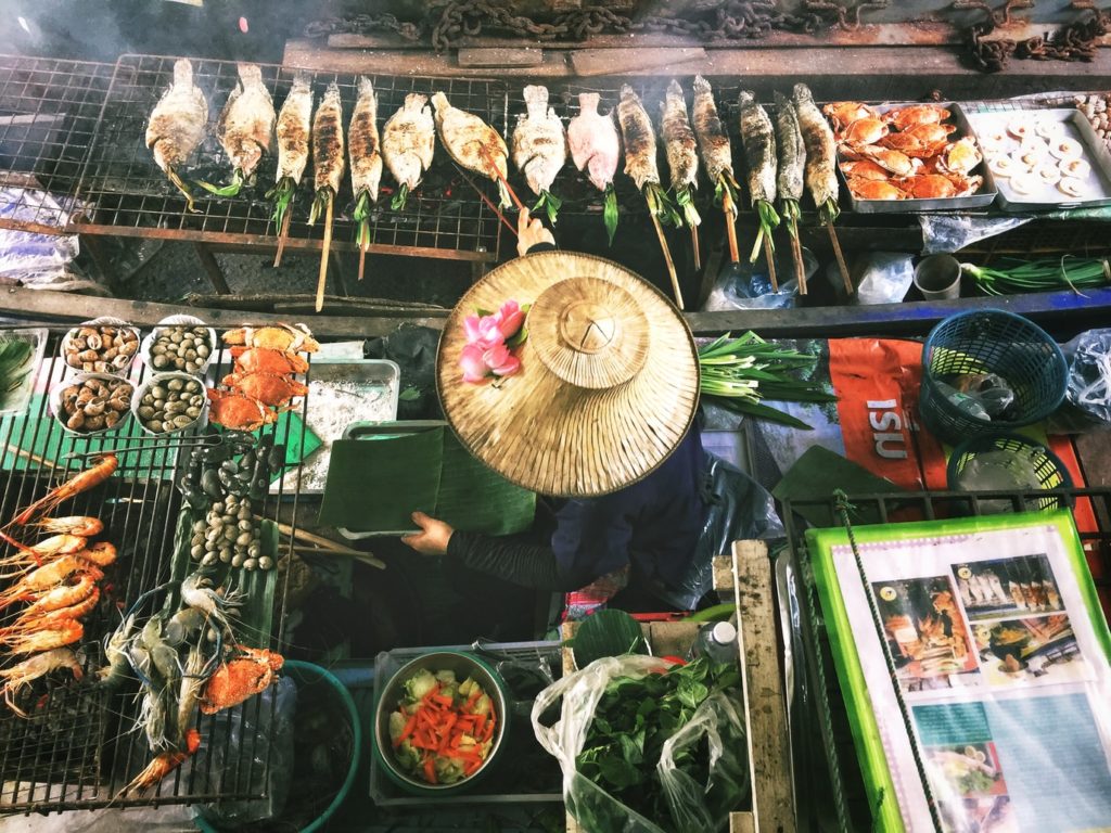 Marché flottant Bangkok