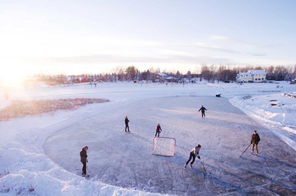 hockey sur glace - voyage au Canada