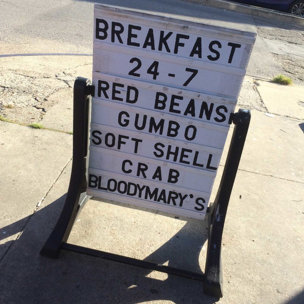 Petit-déjeuner à NOLA