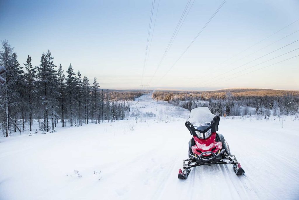 Motoneige à Rovaniemi