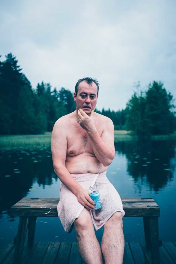 Après le sauna